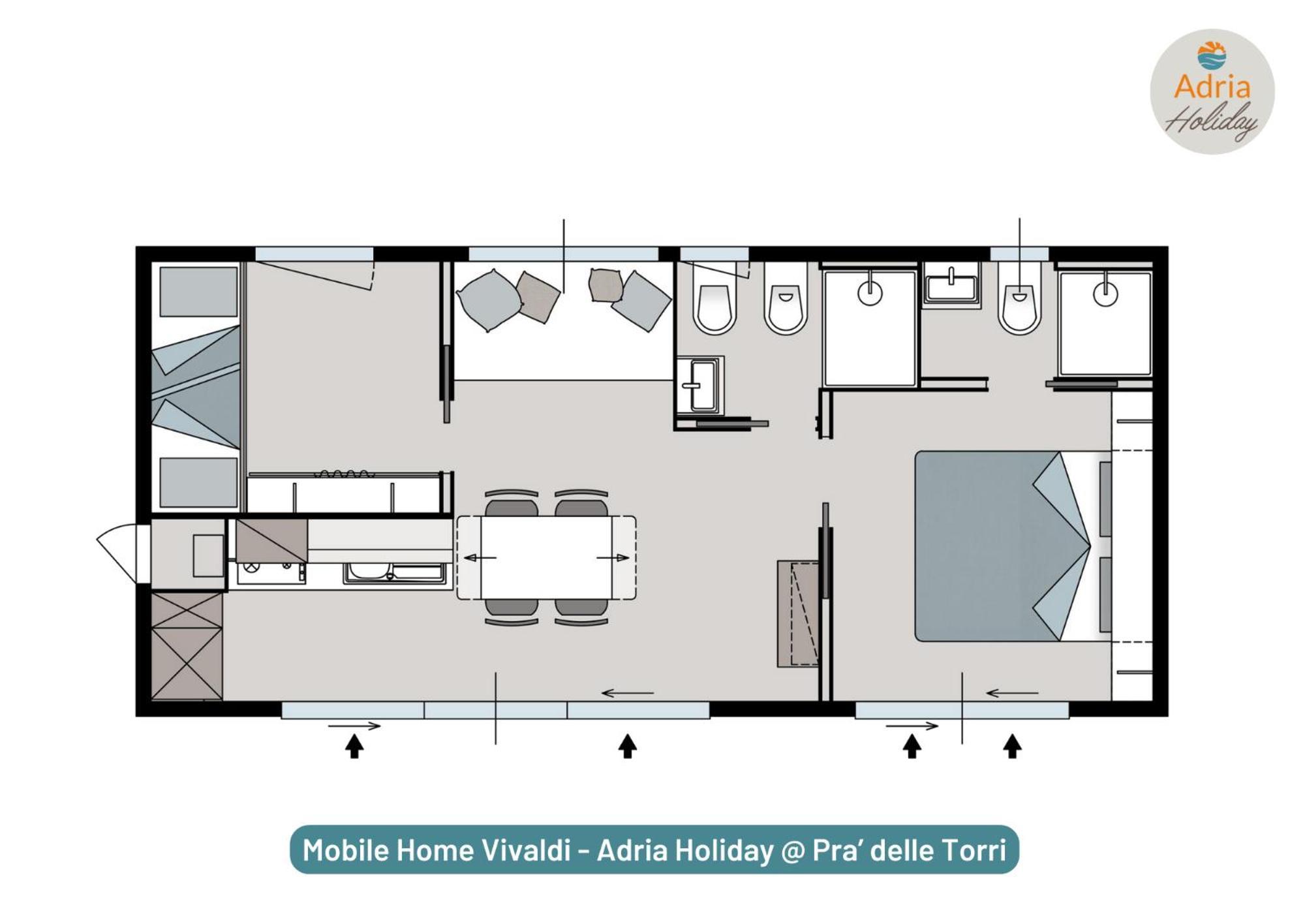 Pra' Delle Torri - Adria Holiday Mobile Homes 卡奥莱 外观 照片
