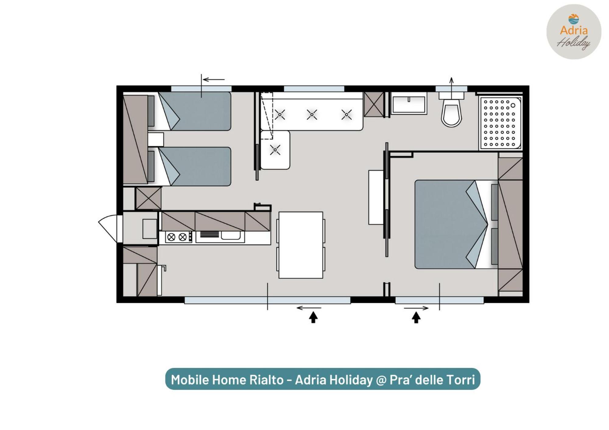 Pra' Delle Torri - Adria Holiday Mobile Homes 卡奥莱 外观 照片