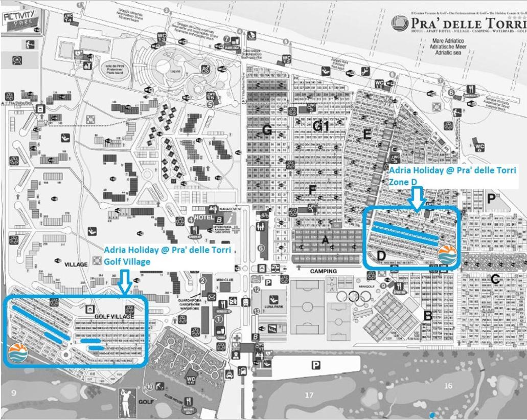 Pra' Delle Torri - Adria Holiday Mobile Homes 卡奥莱 外观 照片